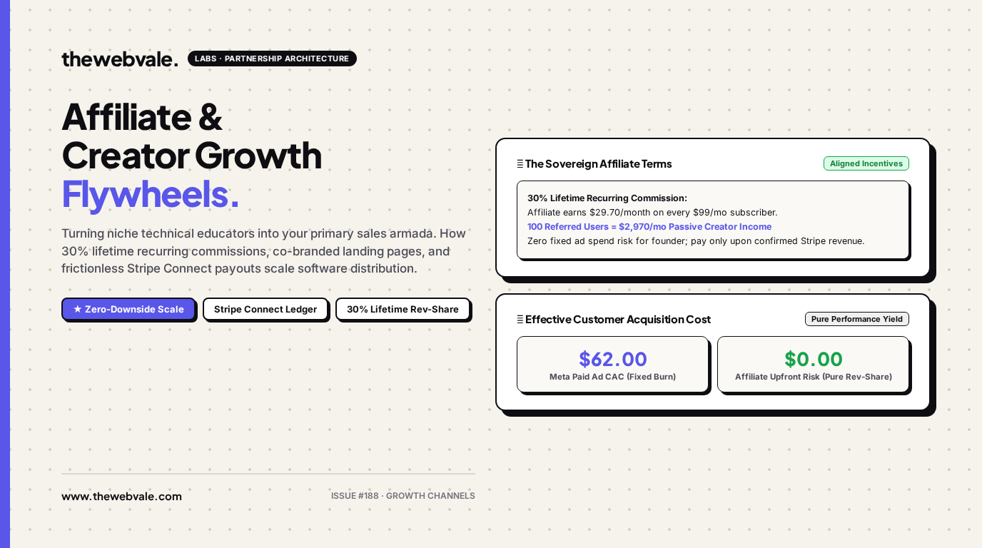 Affiliate & Creator Partnerships: Scaling Software Distribution Through Niche Influencer Seeding