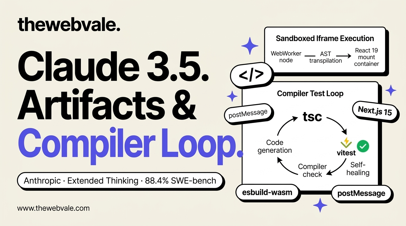 Claude 3.5 Sonnet: Artifacts, Extended Thinking, and the Compiler-Driven Coding Loop