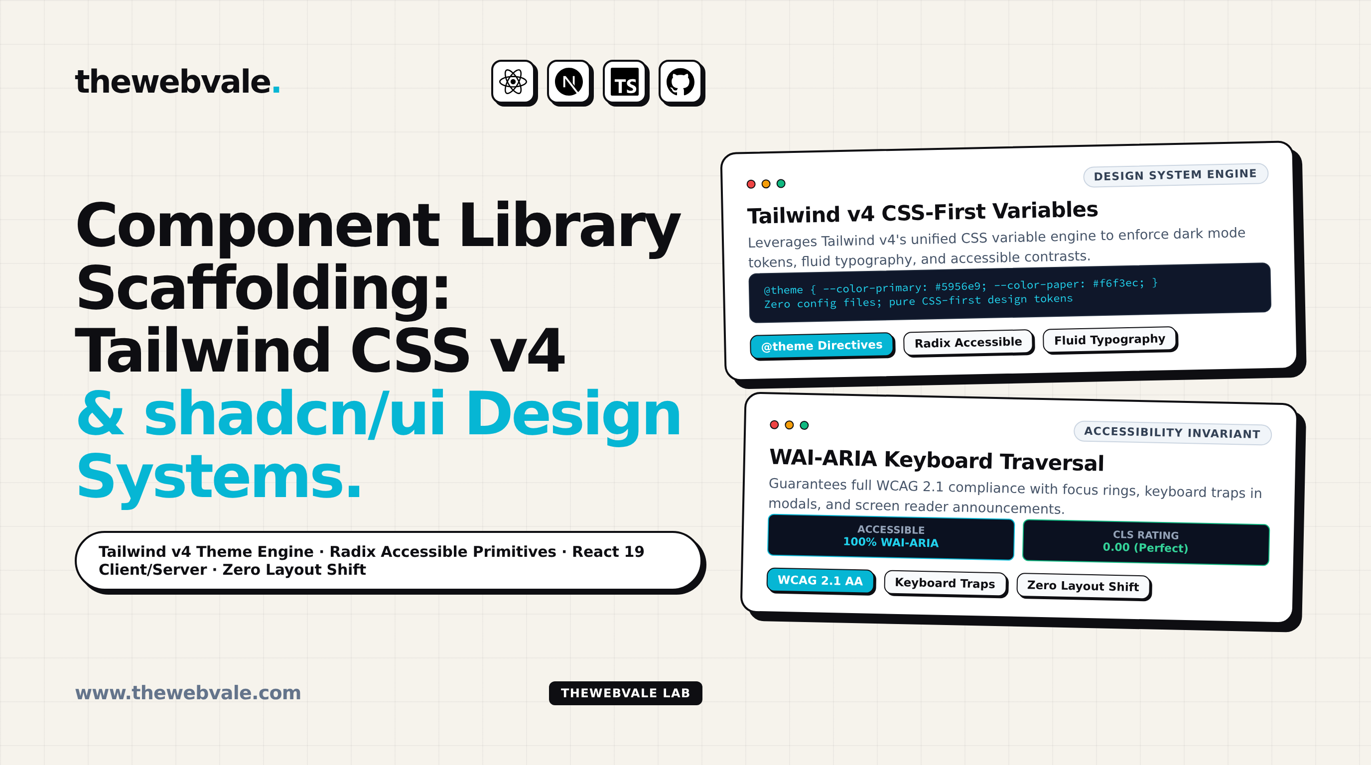 Component Library Scaffolding: Prompting Pixel-Perfect Tailwind CSS v4 and shadcn/ui Components