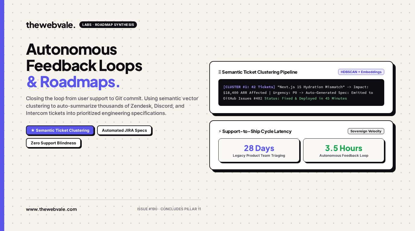 Customer Feedback Loops: Auto-Summarizing Support Tickets to Prioritize Roadmap Features