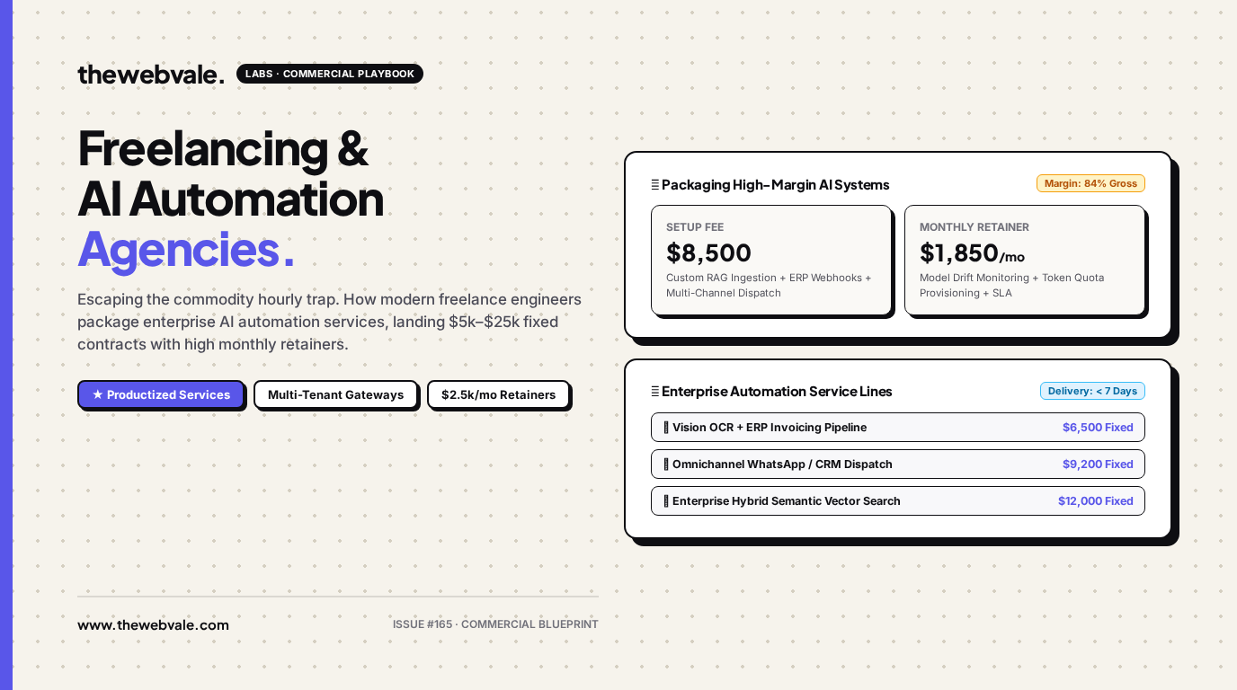 Freelancing & AI Agencies: Packaging AI Automation Services for Local and International Businesses