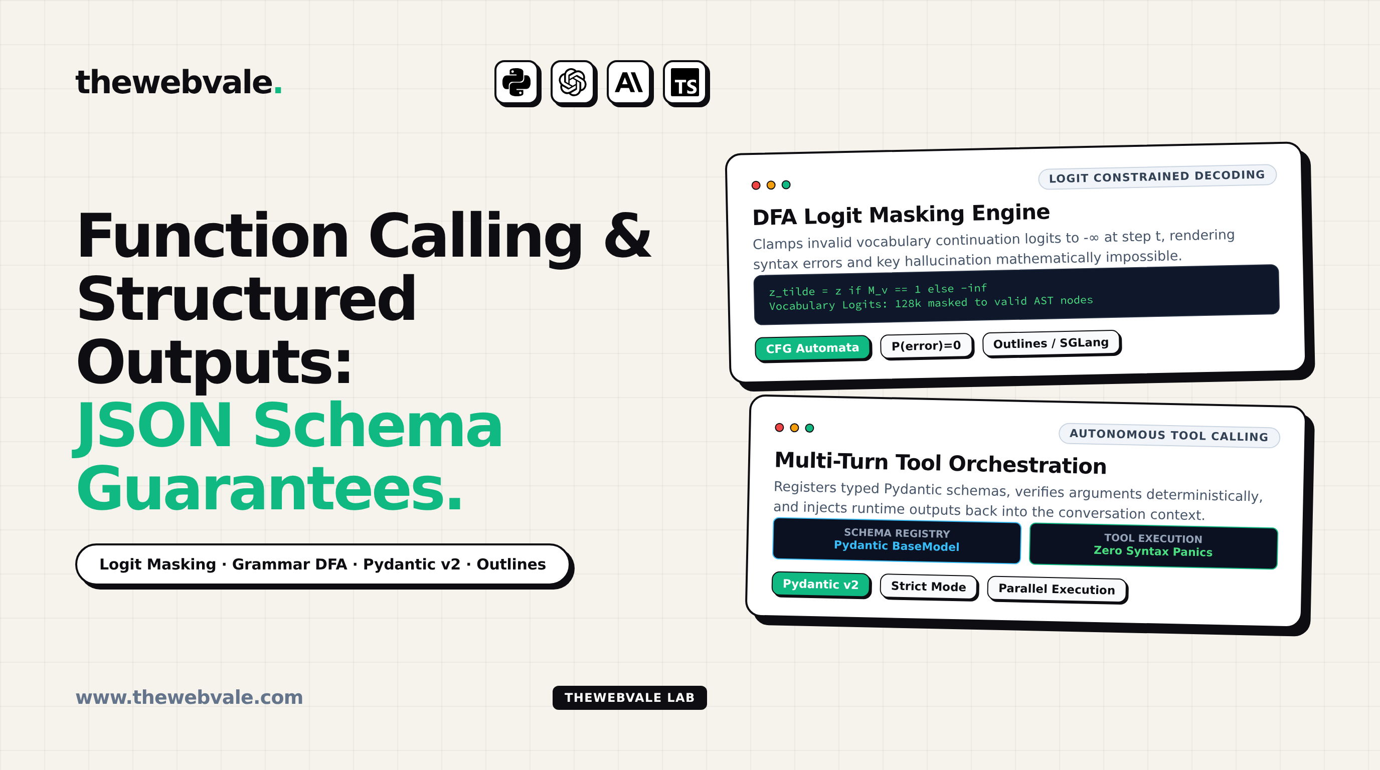 Function Calling & Structured Outputs: Enforcing JSON Schema Guarantees via LLMs