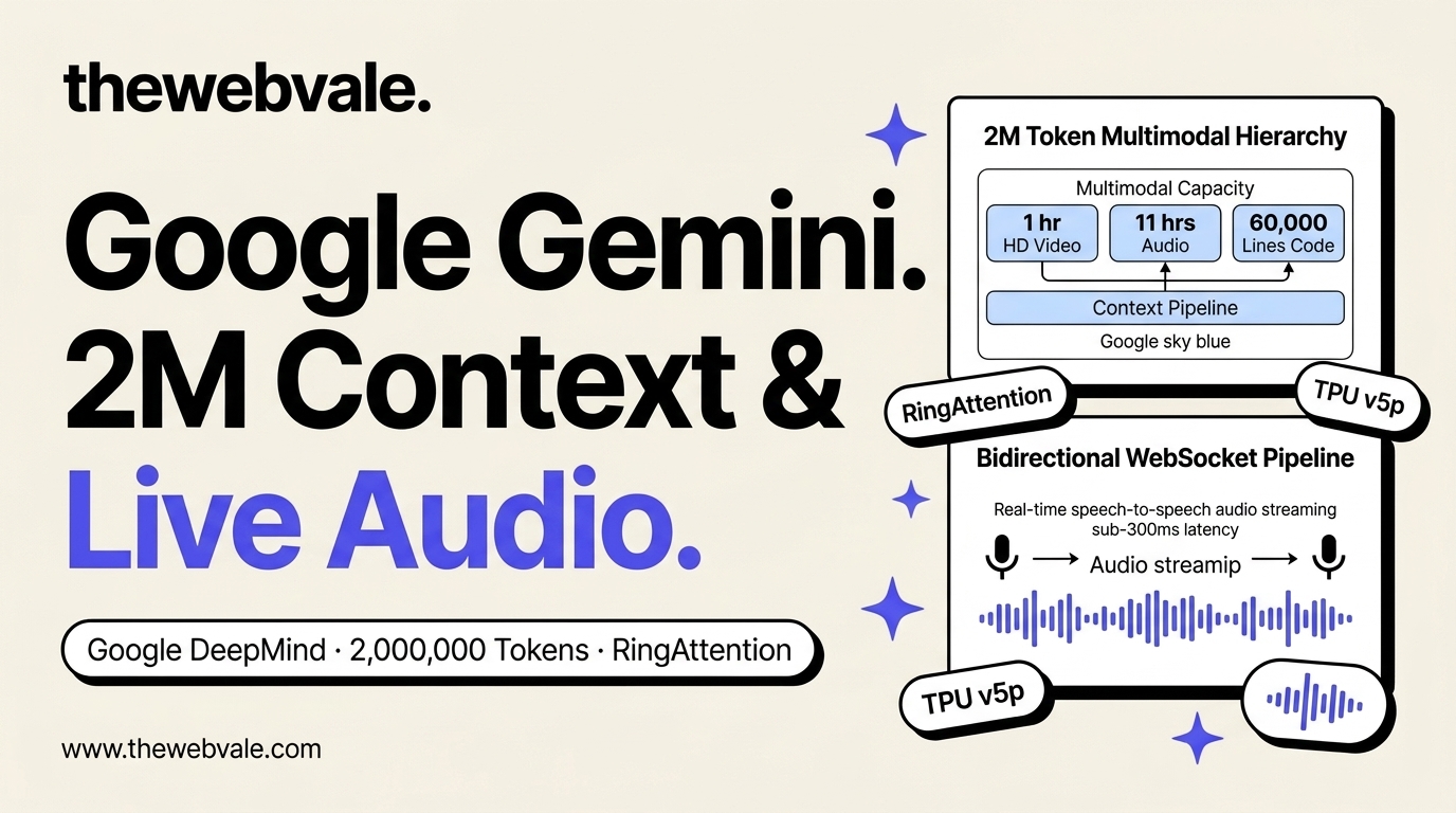 Google Gemini 2.0 & 1.5 Pro: 2M Context Windows, Needle-in-a-Haystack Benchmarks, and Real-Time Audio Streaming
