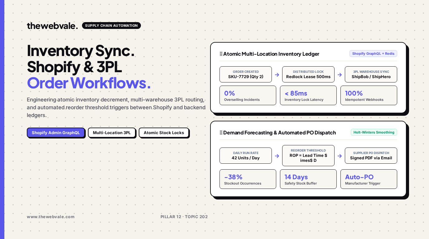 Inventory & Order Management Workflows: Bridging Shopify with Warehouse Spreadsheets