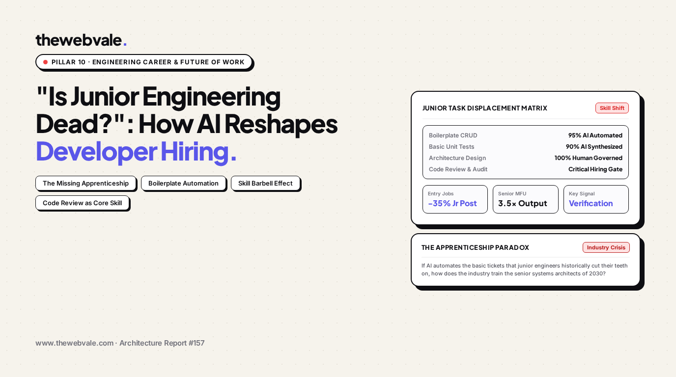 'Is Junior Engineering Dead?': How AI Is Reshaping Entry-Level Developer Hiring