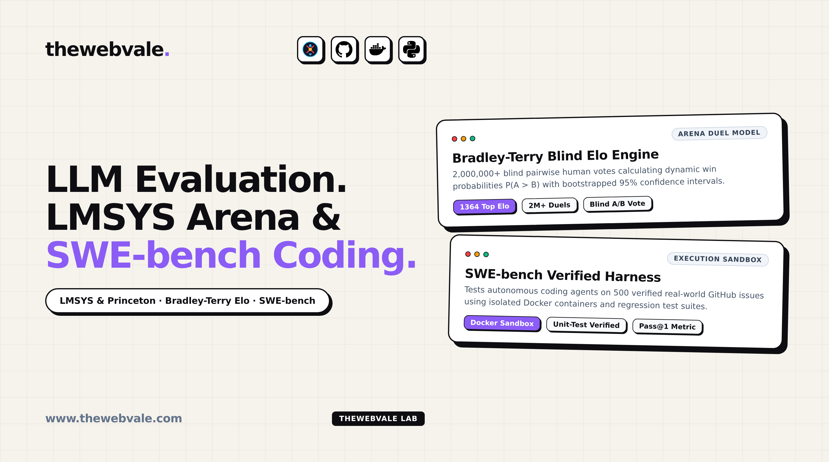 LLM Evaluation & Leaderboards: LMSYS Chatbot Arena, MMLU-Pro, SWE-bench & HumanEval
