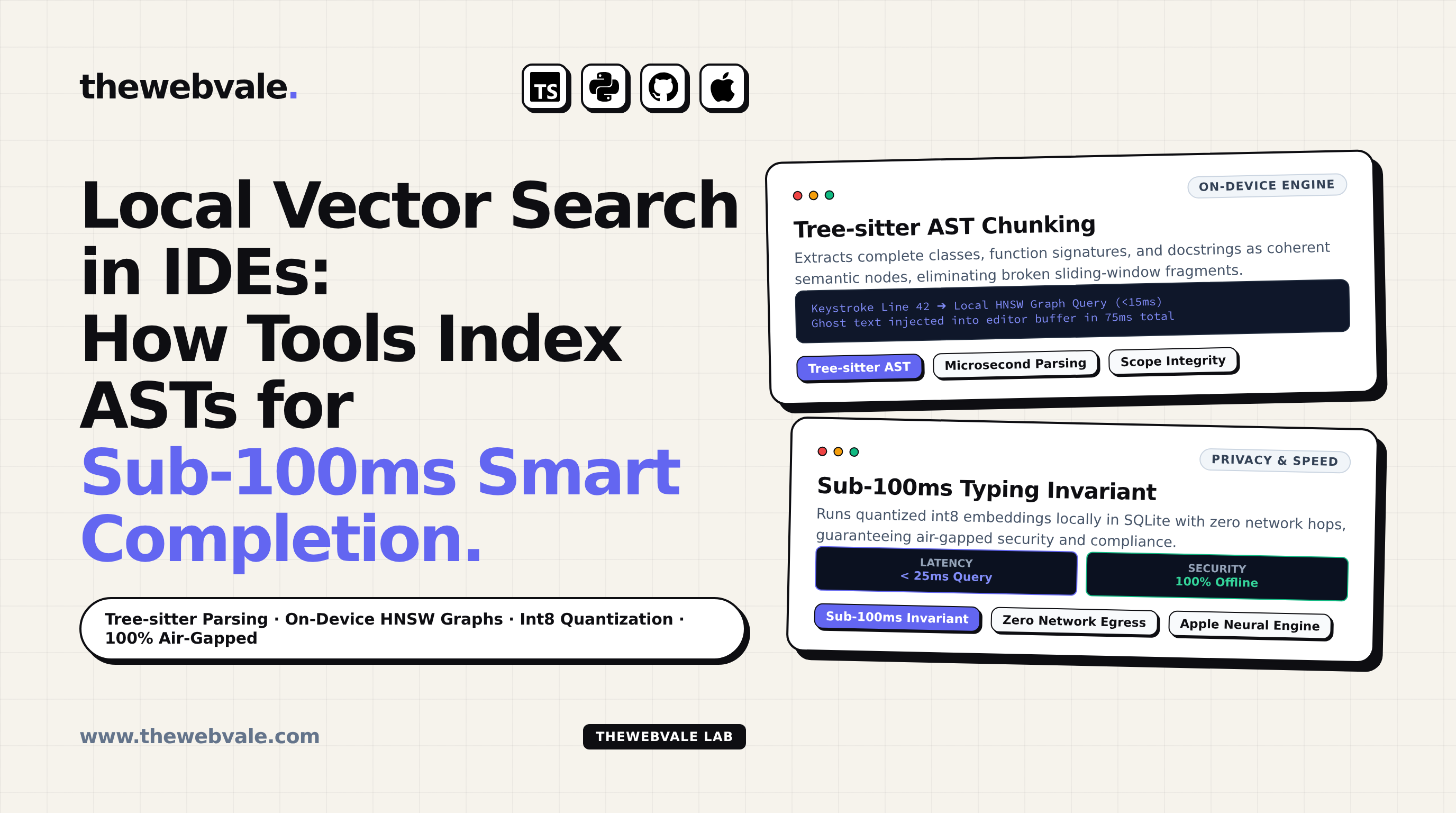 Local Vector Search in IDEs: How Tools Index Abstract Syntax Trees (AST) for Smart Completion