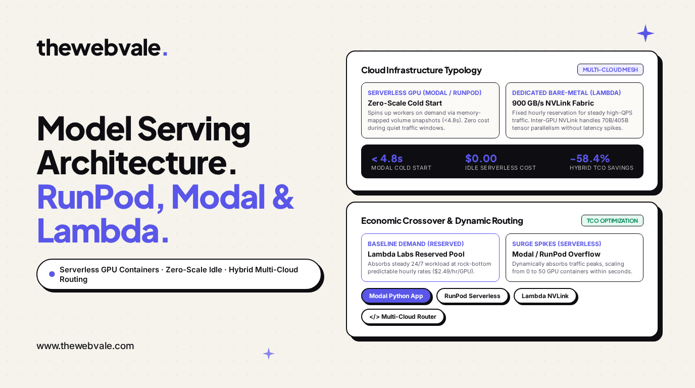 Model Serving Architecture: Deploying Open-Weight LLMs on RunPod, Modal, and Lambda Labs at Enterprise Scale