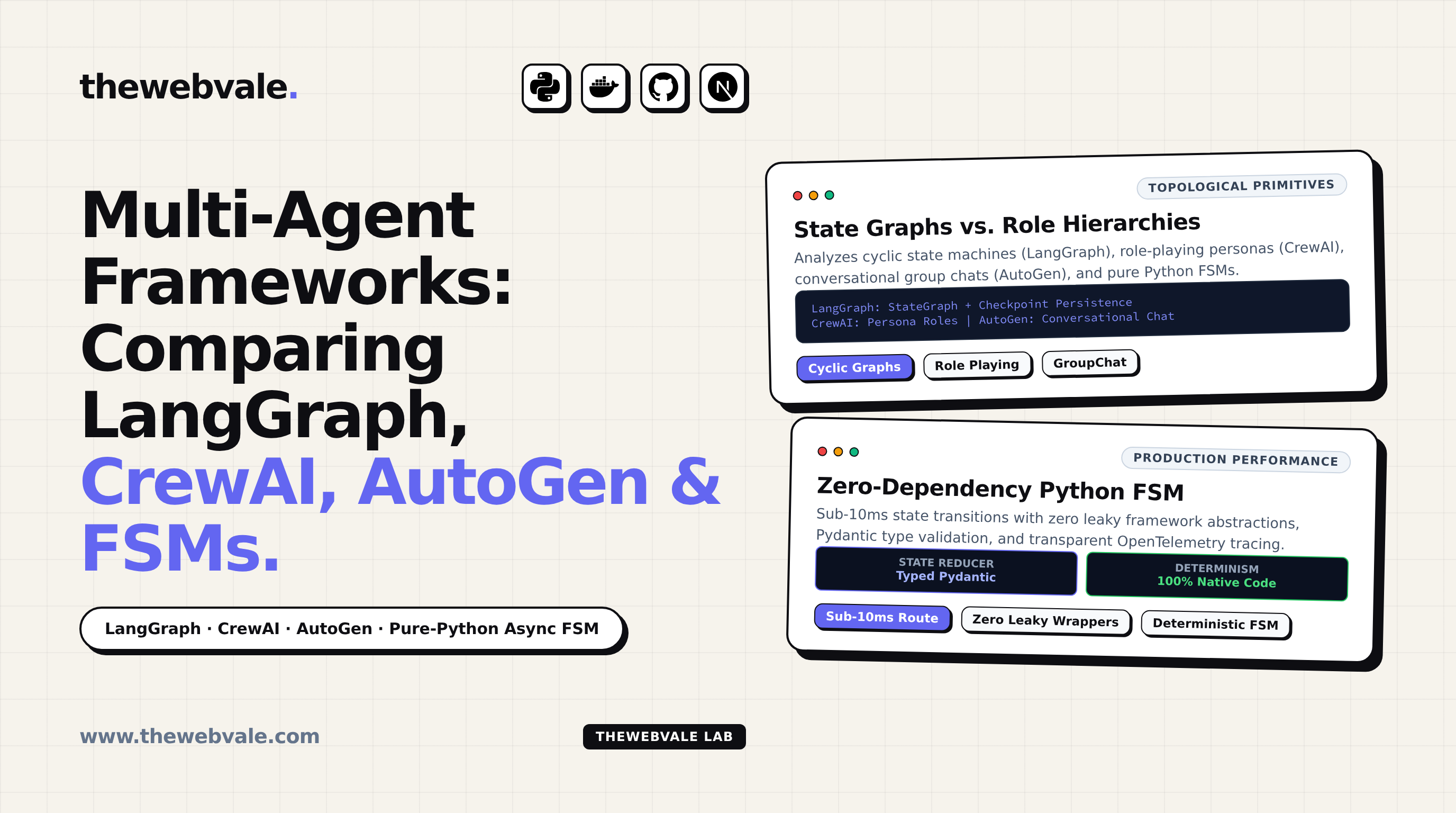 Multi-Agent Frameworks: Comparing LangGraph, CrewAI, AutoGen, and Custom State Machines