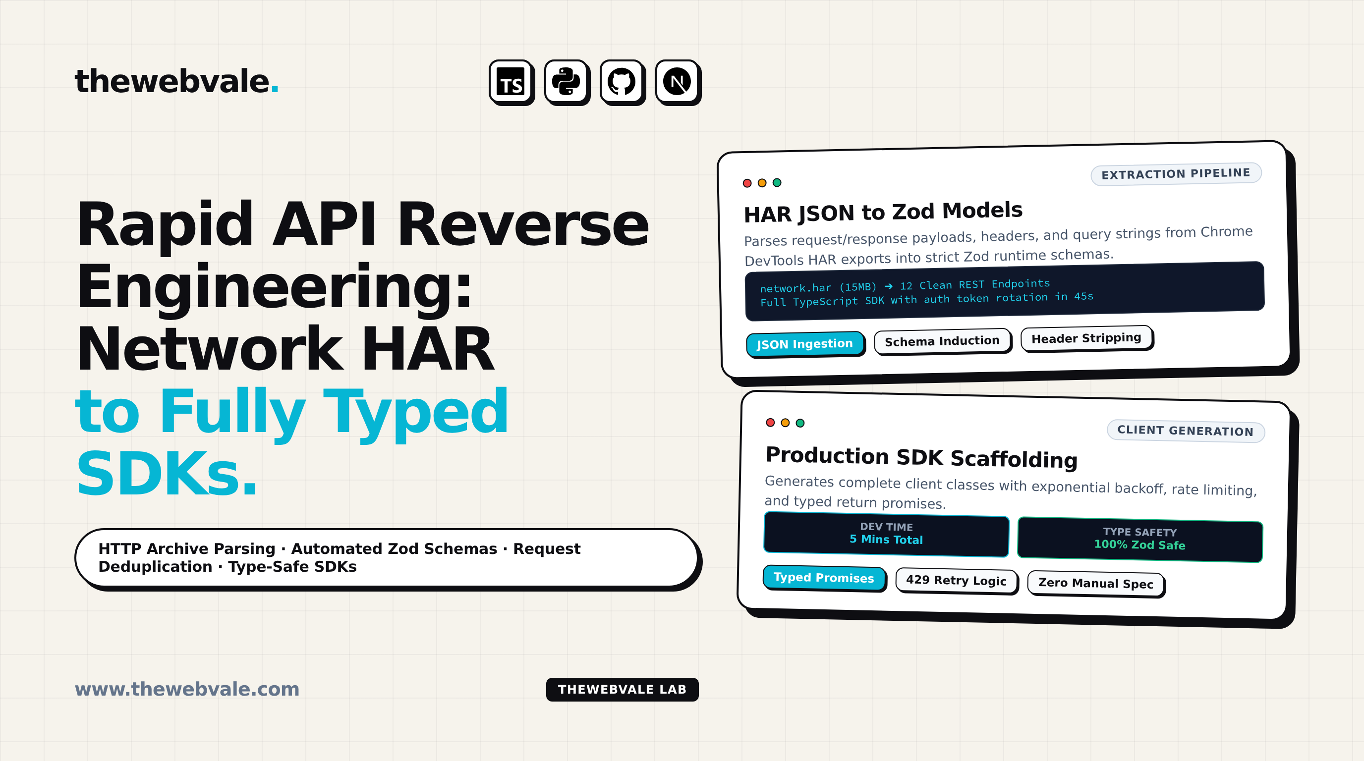Rapid API Reverse Engineering: Using AI to Turn Raw Network HAR Files into Typed SDKs