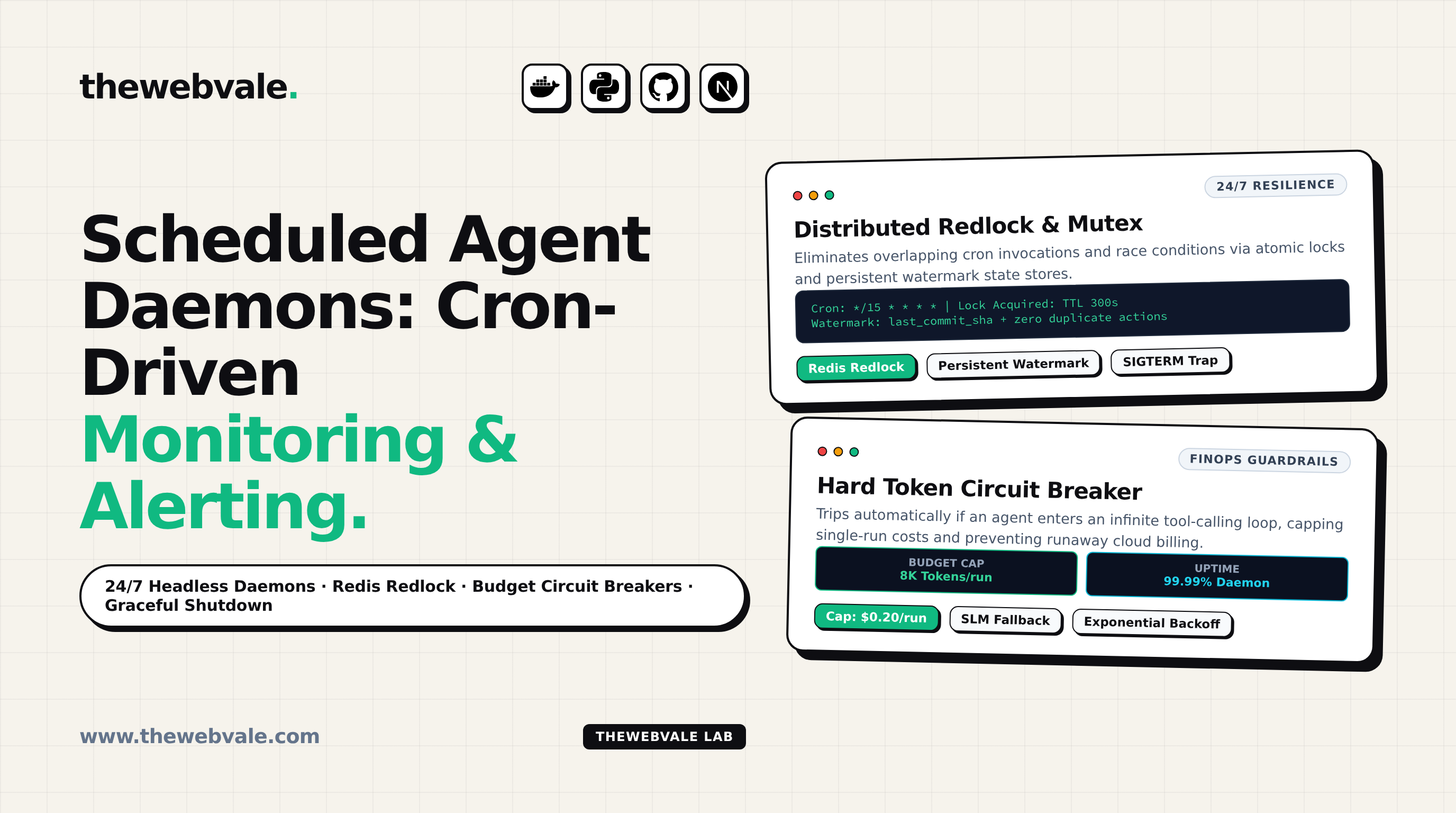 Scheduled Agent Daemons: Cron-Driven Background Agents for Monitoring and Alerting
