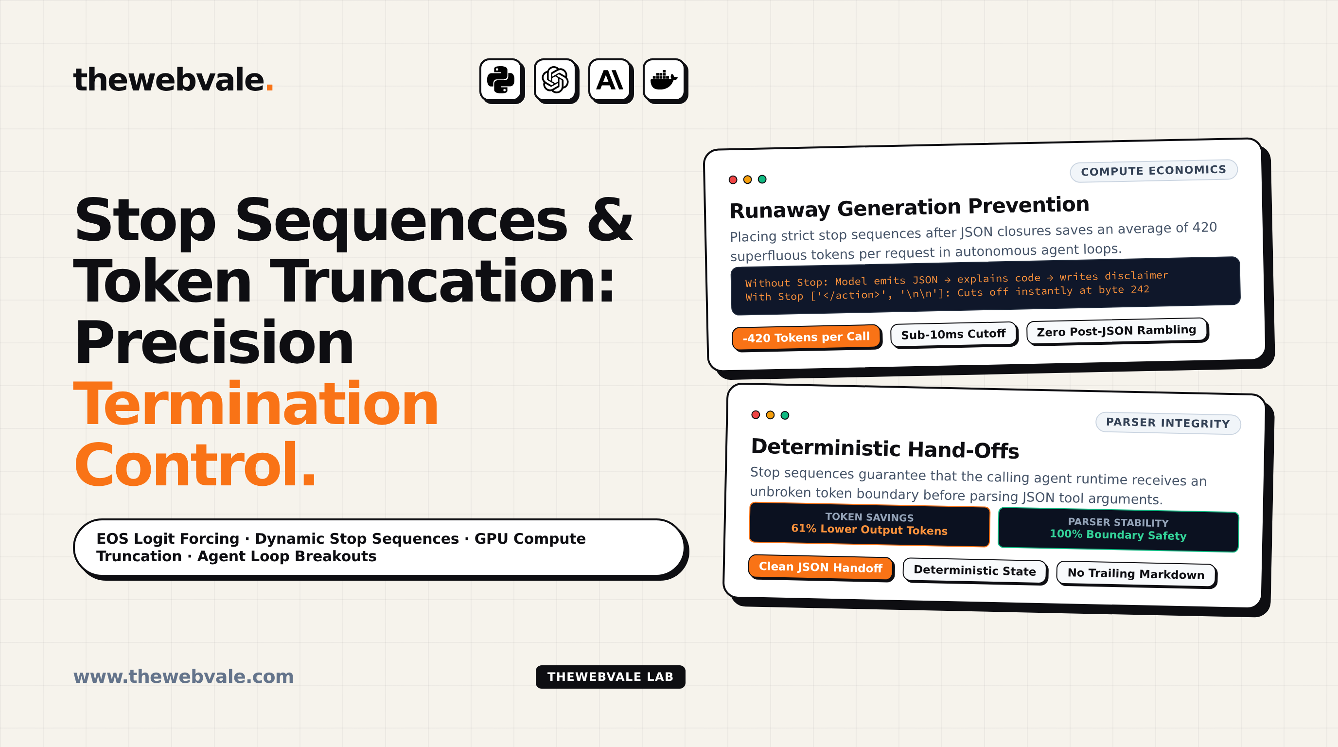 Stop Sequences & Token Truncation: Precision Control Over Model Termination