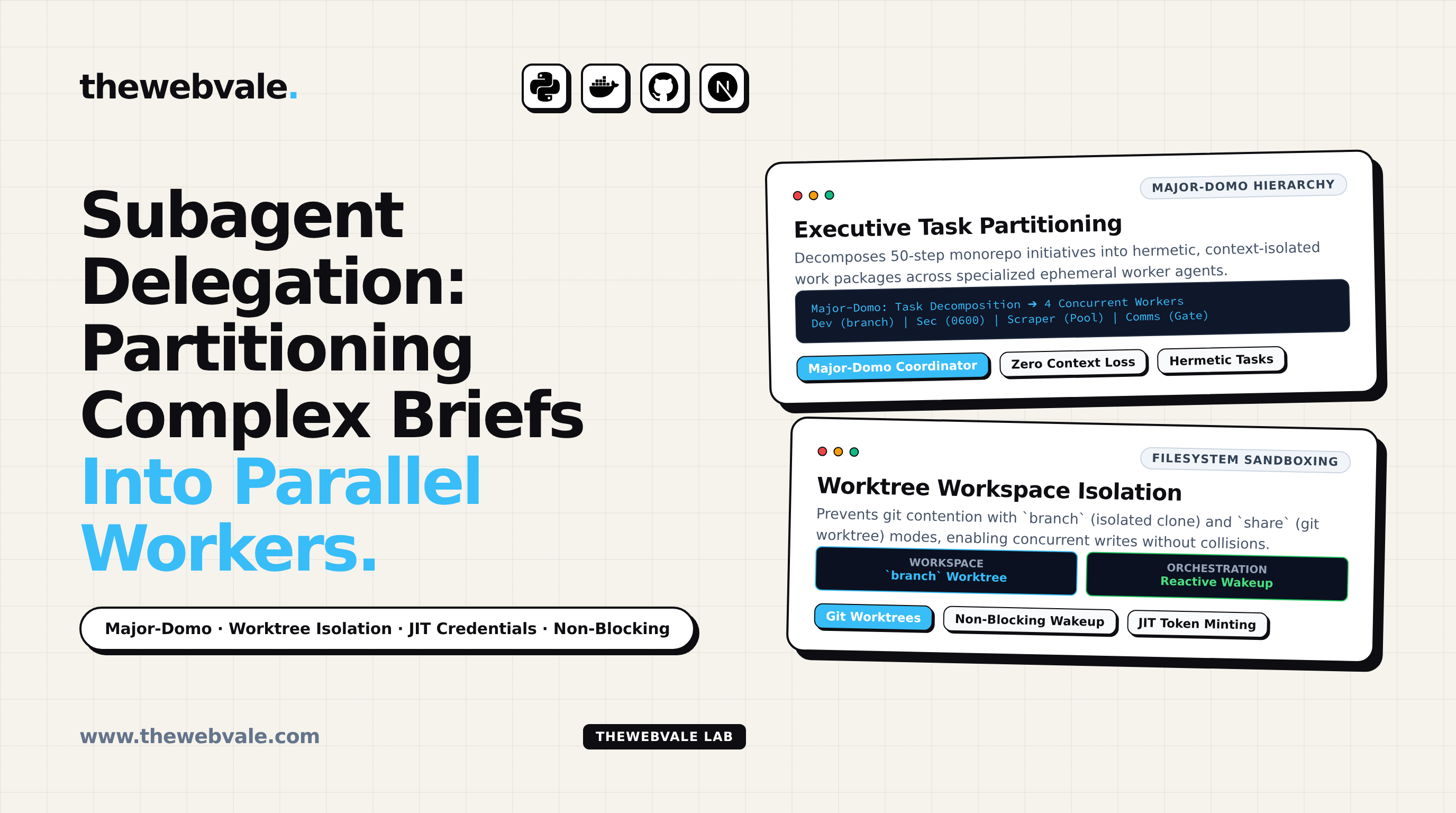 Subagent Delegation: Partitioning Complex Briefs into Specialized Parallel Workers