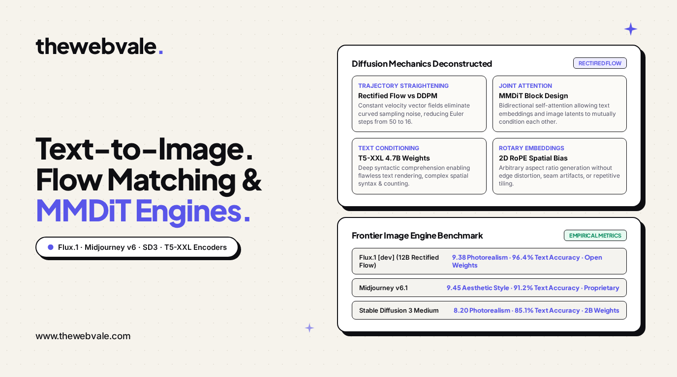 Text-to-Image Engines: Deconstructing Flux.1, Midjourney v6, Stable Diffusion 3 & Imagen 3