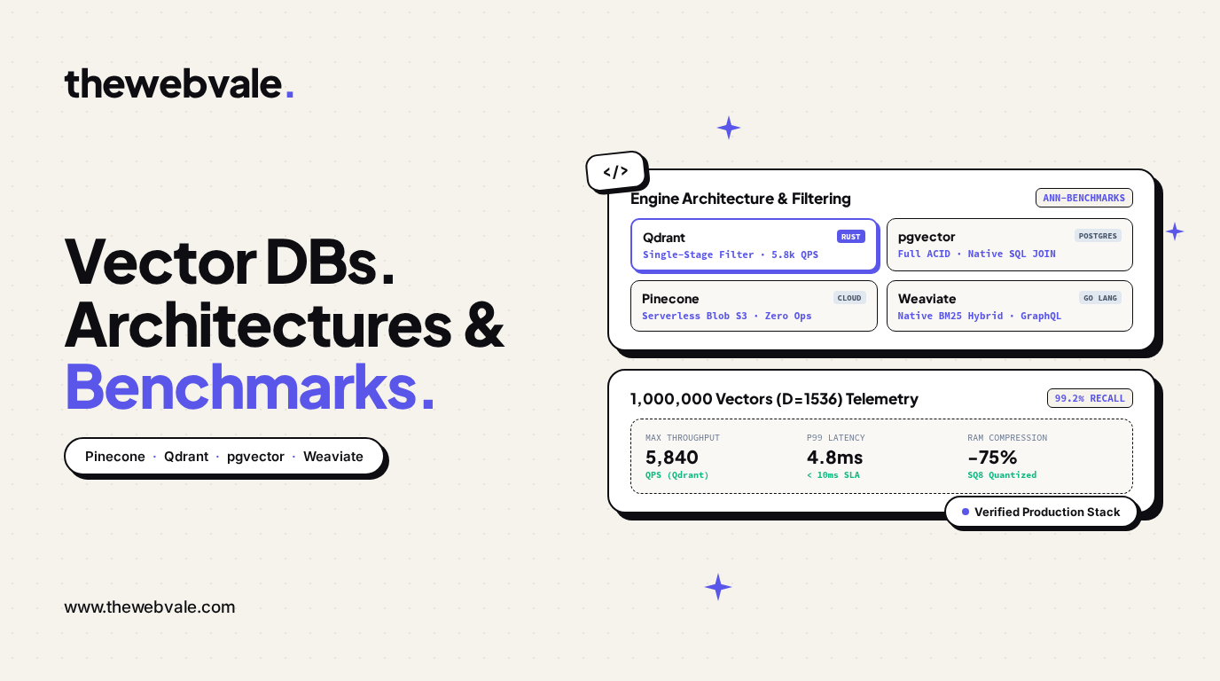 Vector Databases Compared: Pinecone vs. Qdrant vs. Chroma vs. pgvector vs. Weaviate