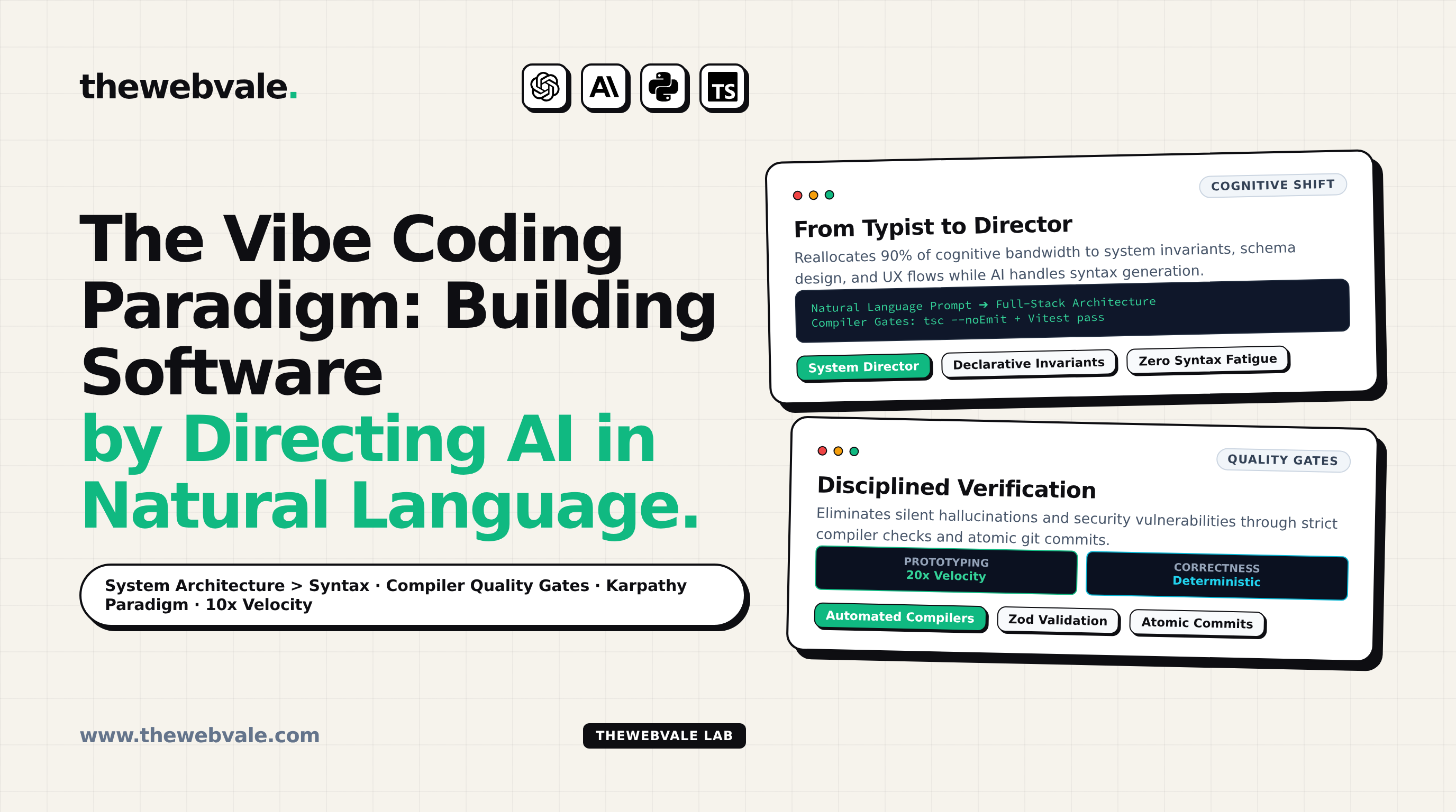 The "Vibe Coding" Paradigm: Building Software by Directing AI in Natural Language