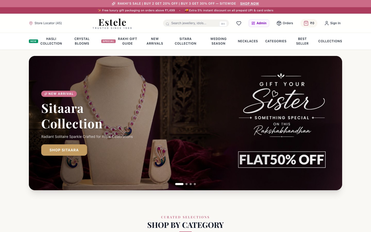 Luxury E-Commerce Storefront