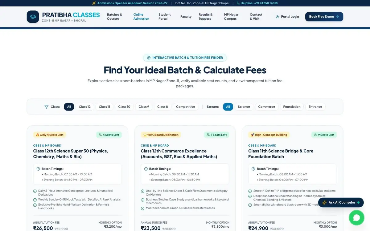 Timed CBT Online Exam Simulator