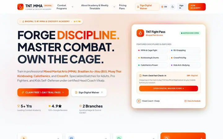 TNT MMA Academy by TheWebVale