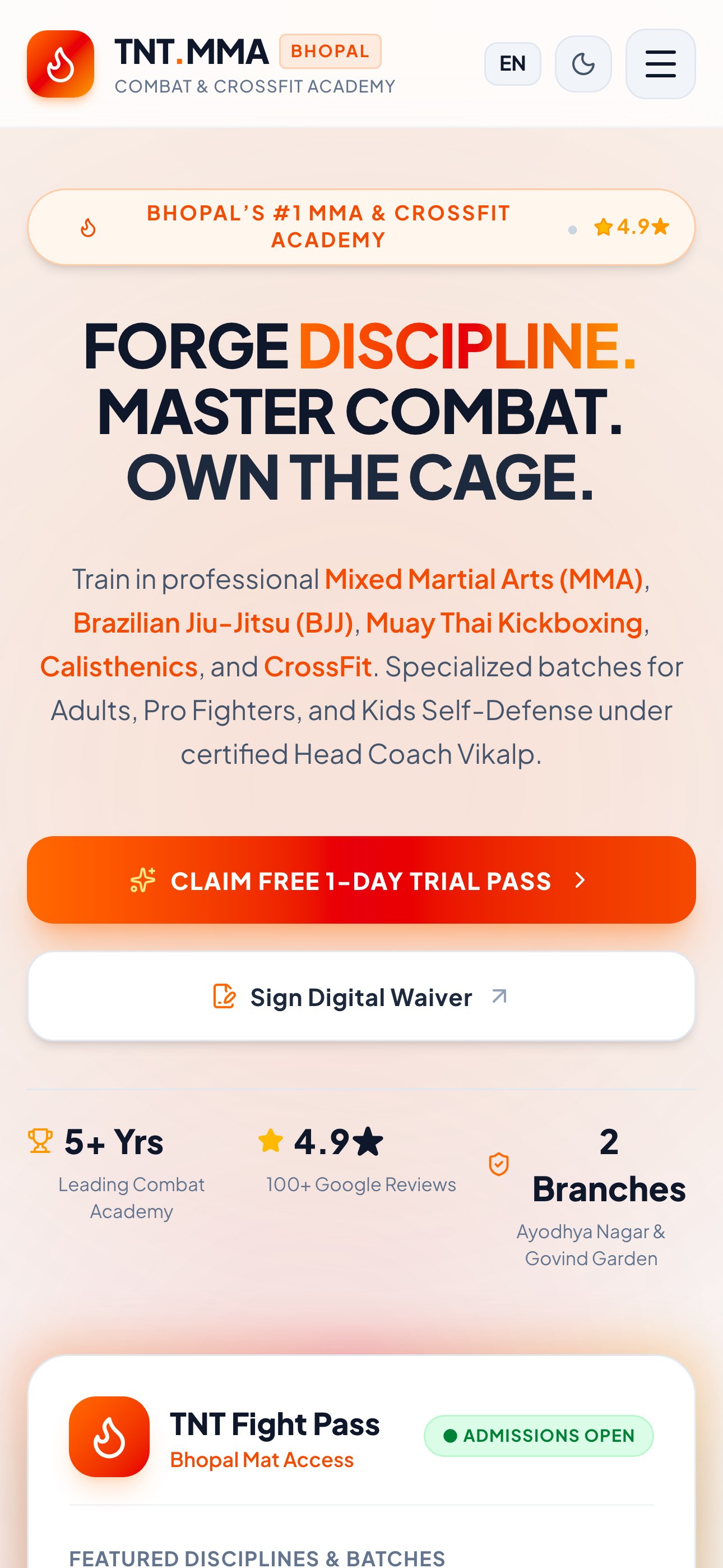 tnt mma screenshot