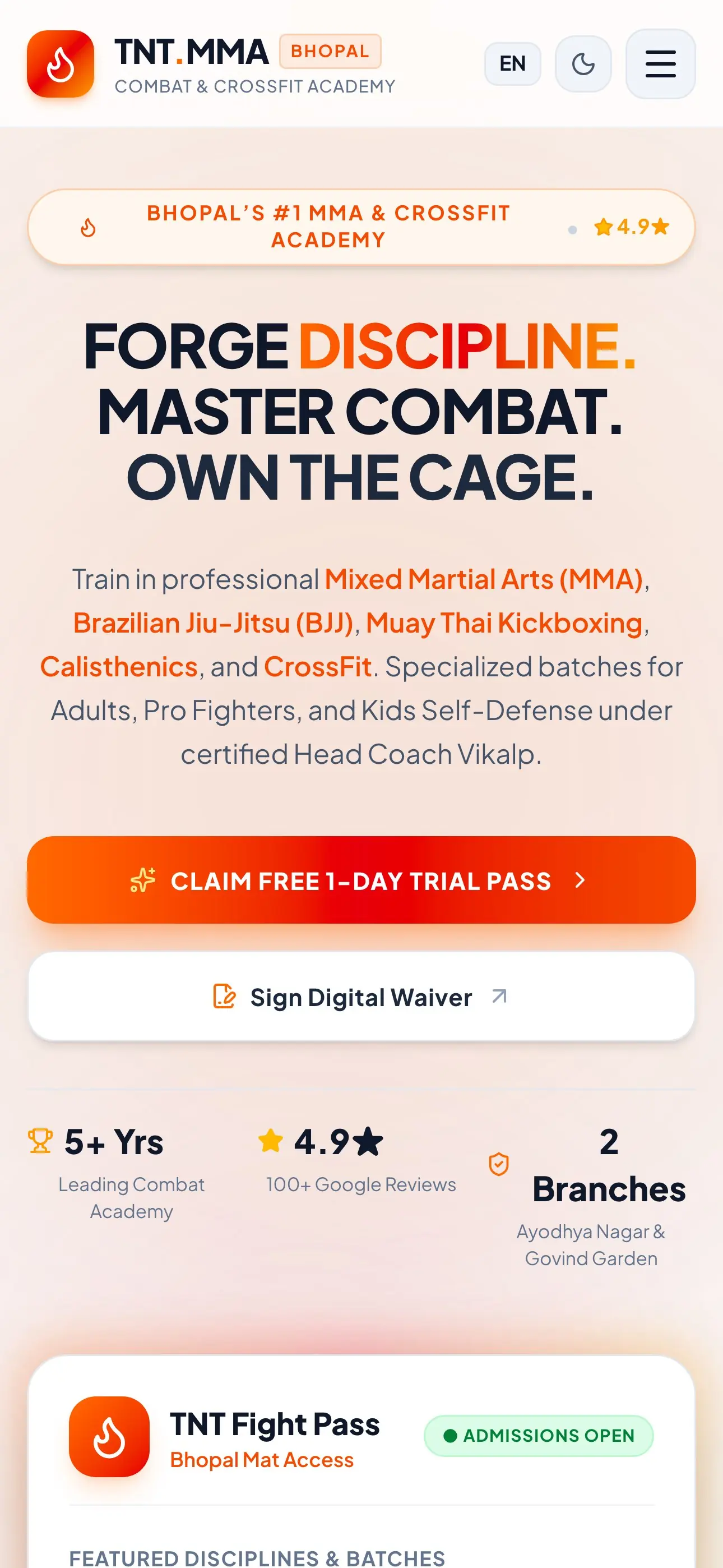 tnt mma screenshot